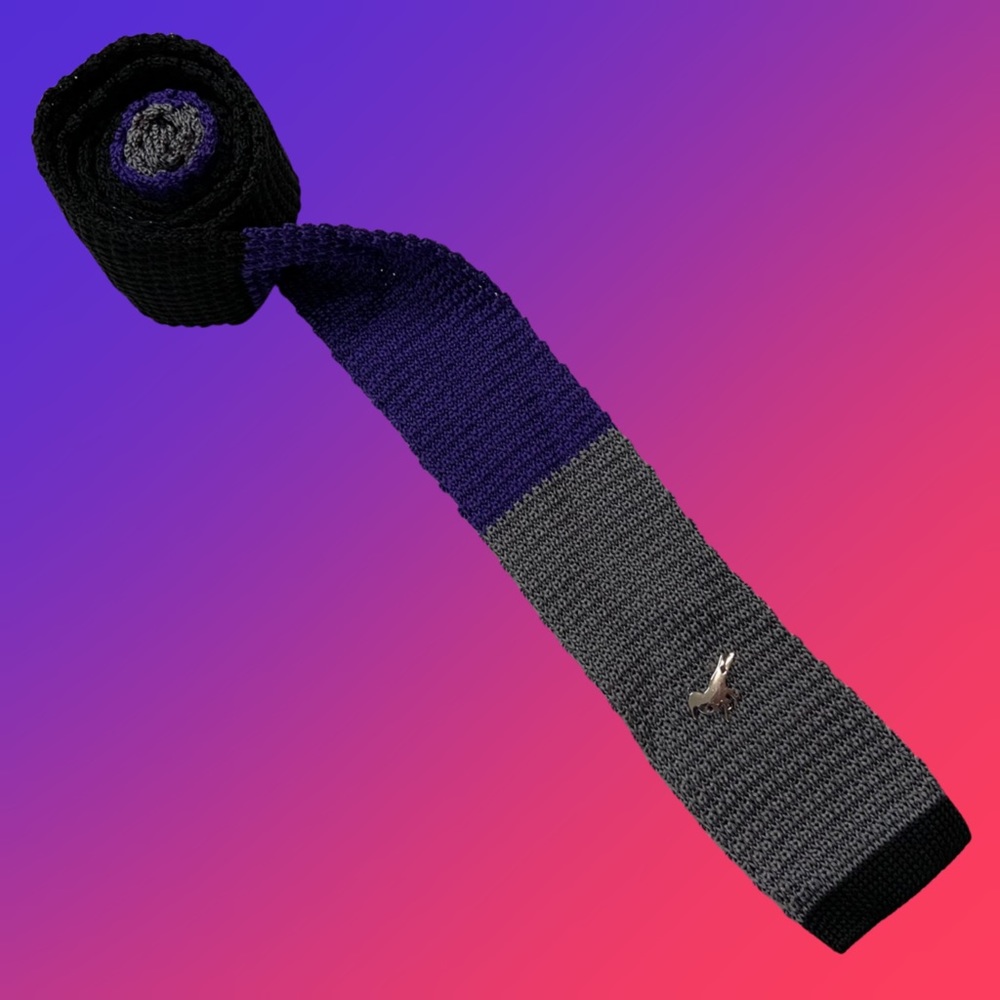 MODERN AMUSEMENT Multicolor Knit Tie